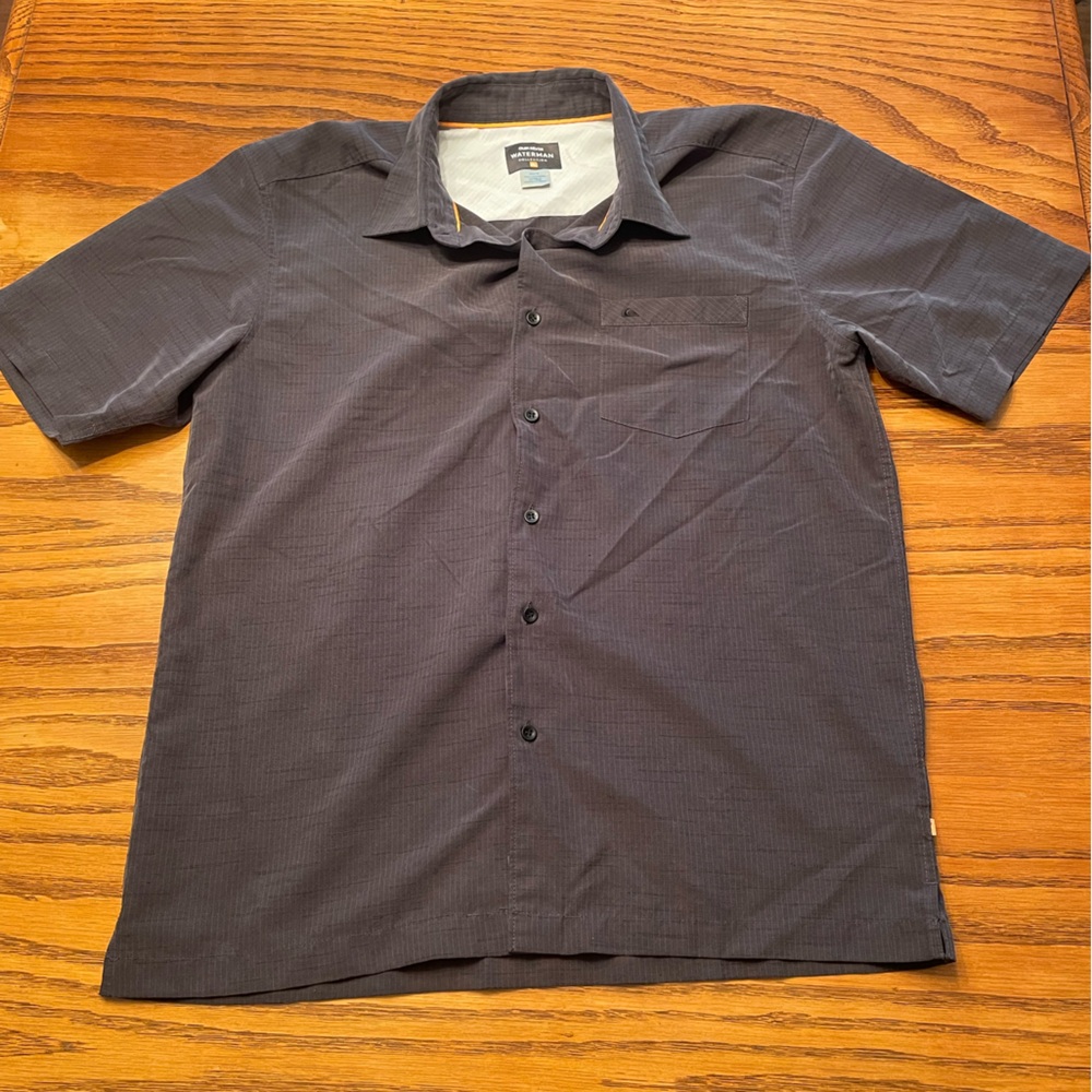 Quiksilver Charcoal Button Down Shirt